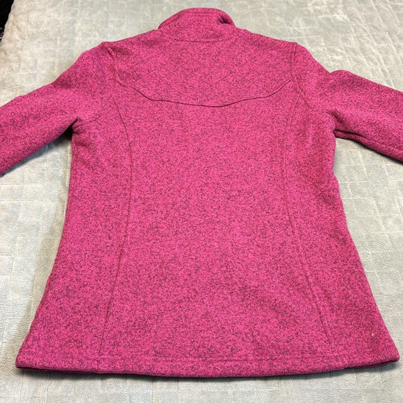 The North Face Knit Sweatshirt, Pink, Magenta, Pullover, Fleece, Size M - Picture 3 of 9